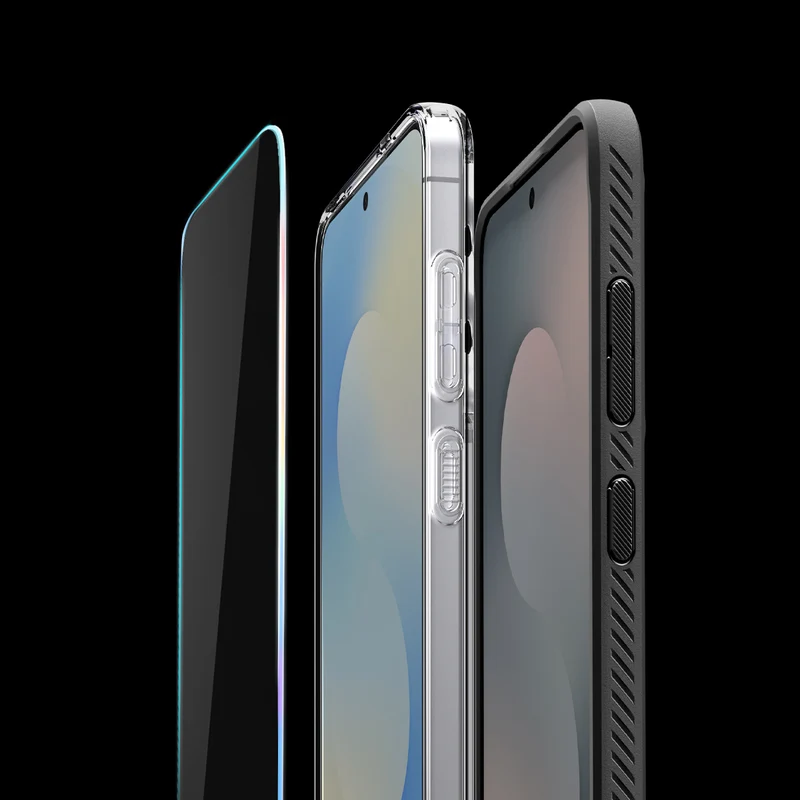 Glas + Applikator für Galaxy S26 FE/S25 FE, Spigen Glas.tR EZ Fit Pro 1-Pack (AC)