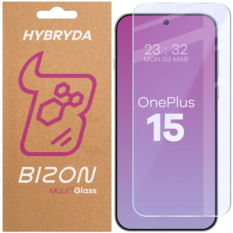 Flexibles Hybridglas für OnePlus 15, Bizon Hybrid Mule