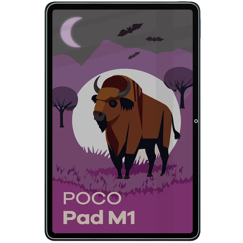 Hybridglas mit Privatschutzfilter für Xiaomi Poco Pad M1, Bizon Tab Hybrid Shadow, Matt