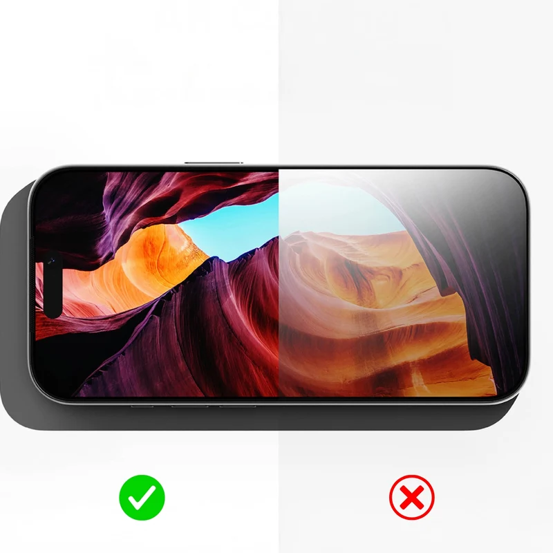 Gehärtetes Antireflexglas mit Applikator für iPhone 17 Pro, Ringke Easy Slide AR, 1 Stück, schwarzer Rahmen