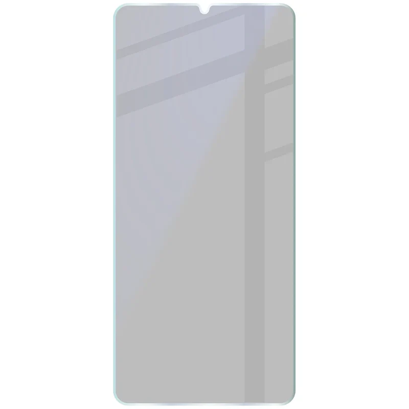 Hybridglas mit Privatschutzfilter für Realme Note 60, Bizon Hybrid Shadow, Matt