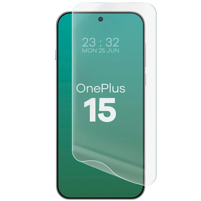 Hydrogel Folie für den Bildschirm für OnePlus 15, Bizon Film Hydrogel Front, 1 Stück