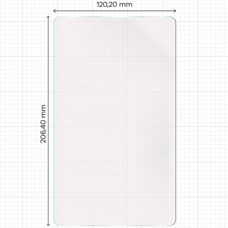 Matte Folie für Samsung Galaxy Tab A11, Bizon Tab Film Sun, 1 Stück
