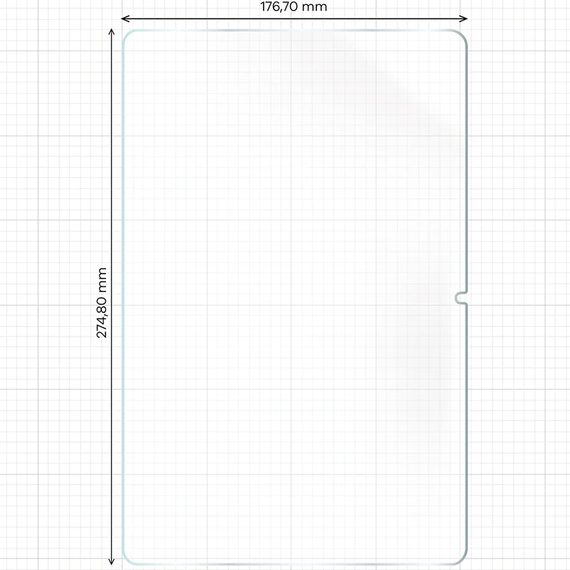 Papierimitationsfolie für Xiaomi Redmi Pad 2 Pro, Bizon Film Tab Papirus Duo, 2 Stück