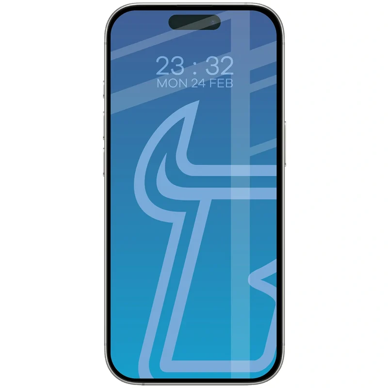 Gehärtetes Glas - 2 Stück + Kameraschutz für iPhone 17 Pro, Bizon Glass Edge Pack, Schwarz
