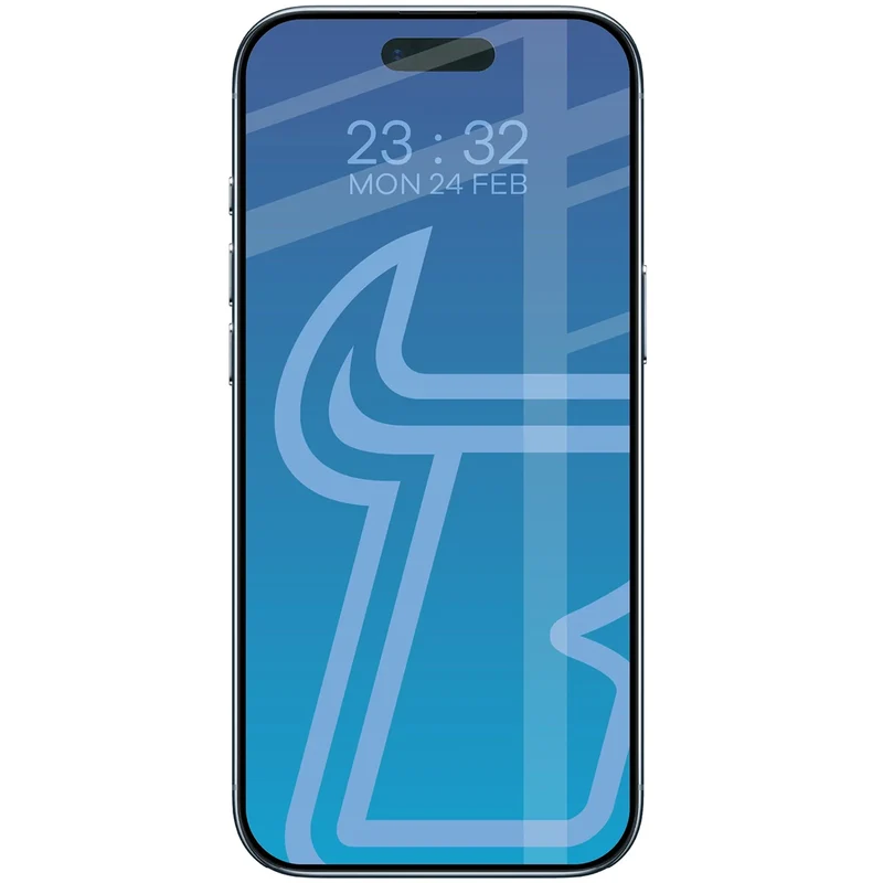 Gehärtetes Glas - 2 Stück + Kameraschutz für iPhone Air, Bizon Glass Edge Pack, Schwarz
