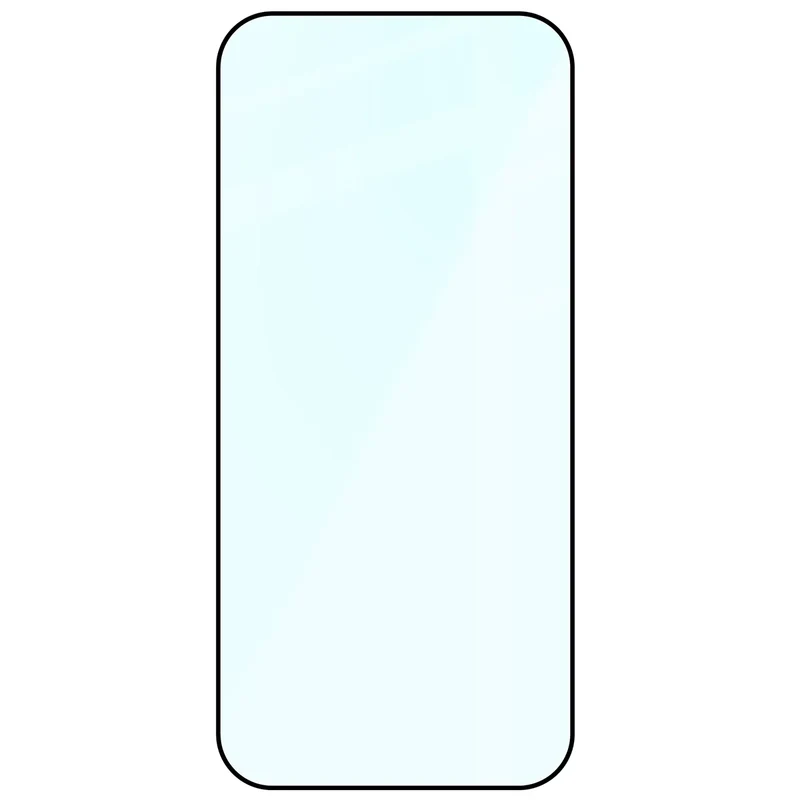 Gehärtetes Glas - 2 Stück + Kameraschutz für iPhone Air, Bizon Glass Edge Pack, Schwarz