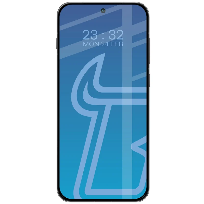 Gehärtetes Glas für Oppo Find X9, Bizon Glass Edge, Schwarzer Rahmen