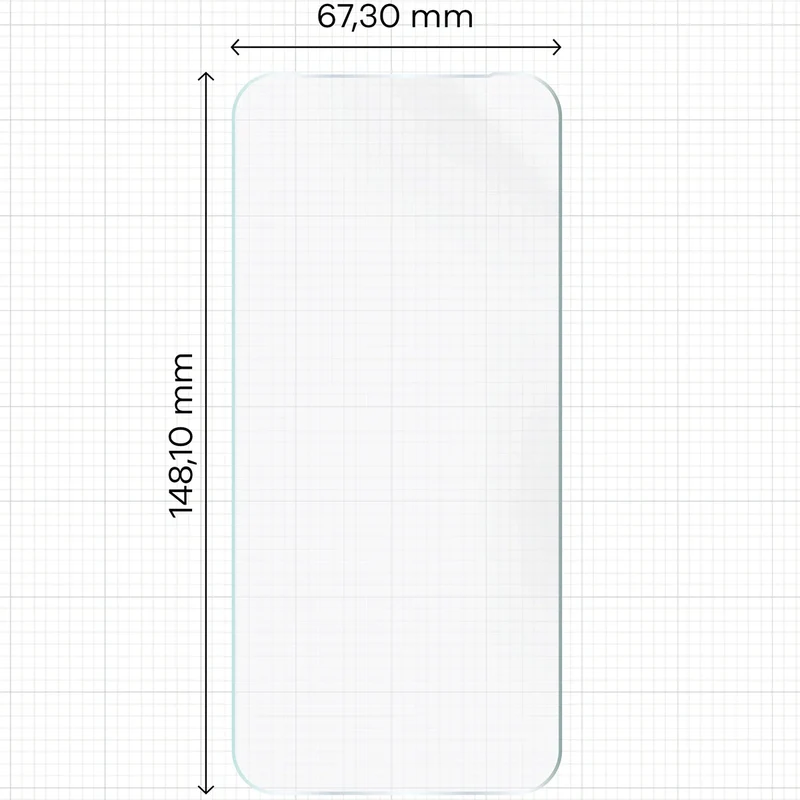 Hydrogel Folie für den Bildschirm für Vivo X300, Bizon Film Hydrogel Front, 1 Stück
