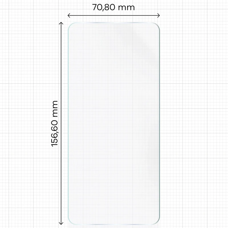 Hydrogel Folie für den Bildschirm für Motorola Edge 70, Bizon Film Hydrogel Front, 1 Stück
