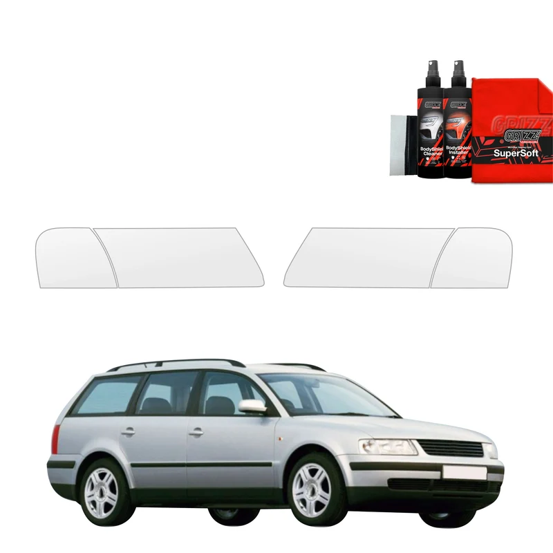 4in1 Schutzfolie Grizz Protector für Scheinwerfer - Volkswagen Passat B5 Variant (1996-2000)