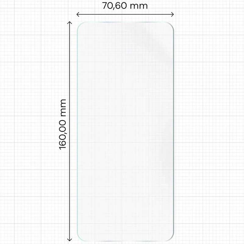 Hydrogel Folie für den Bildschirm für Honor X7d / Honor 400 Smart, Bizon Film Hydrogel Front, 1 Stück