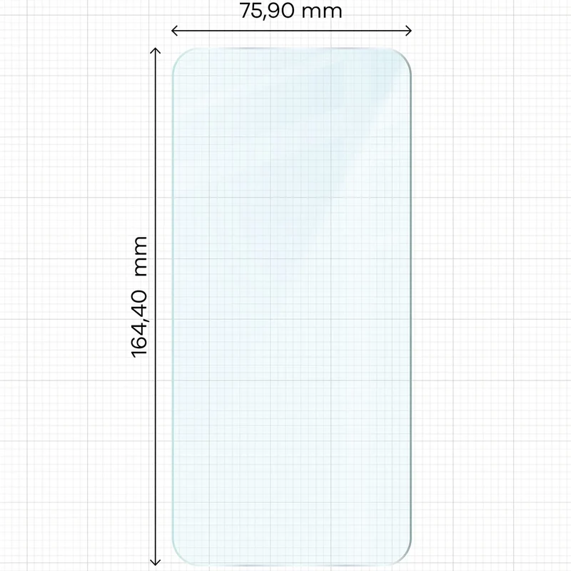 Gehärtetes Glas für Xiaomi Redmi 15 4G / 5G, Bizon Glass Clear
