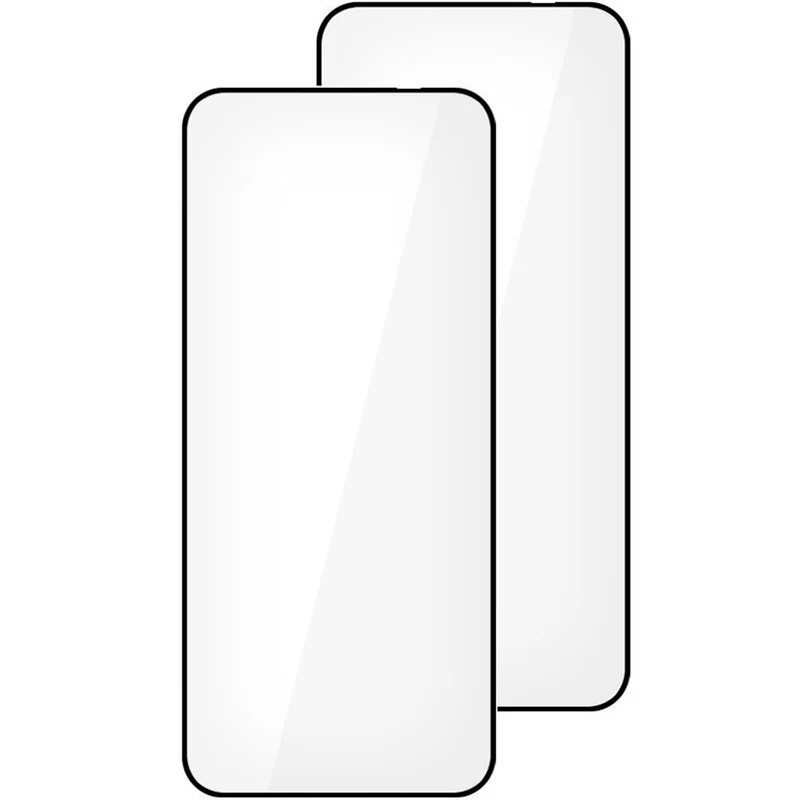 Gehärtetes Glas für Motorola Edge 60 Neo / 50 Neo, Tech-Protect Glass Fit Plus, 2 Stück, Schwarzer Rahmen