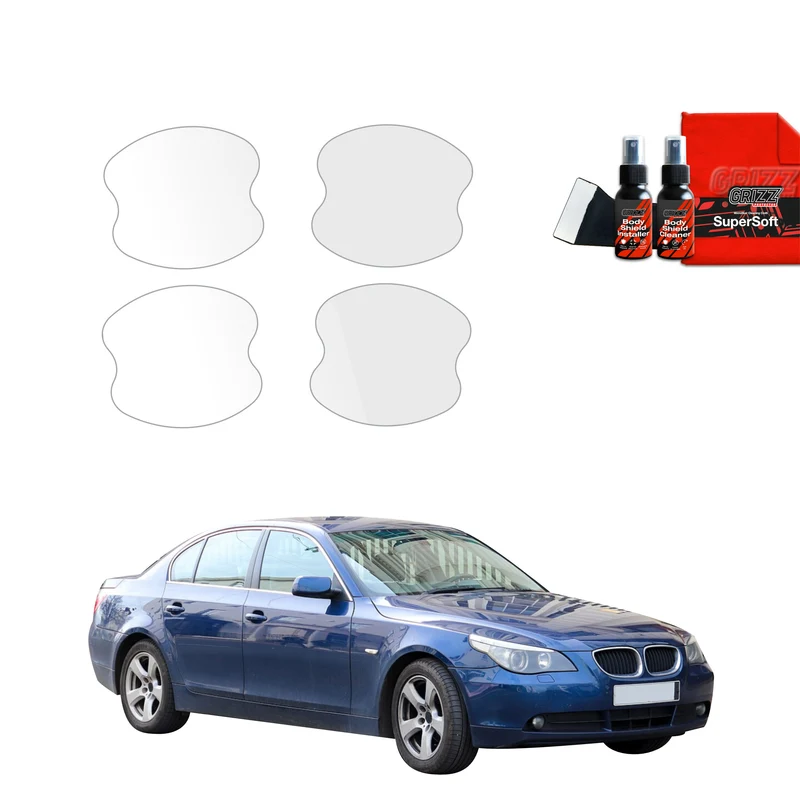 4in1 Schutzfolie Grizz Protector für Türgriffmulden - BMW 5 E60 Sedan PreLCI (2003-2007)