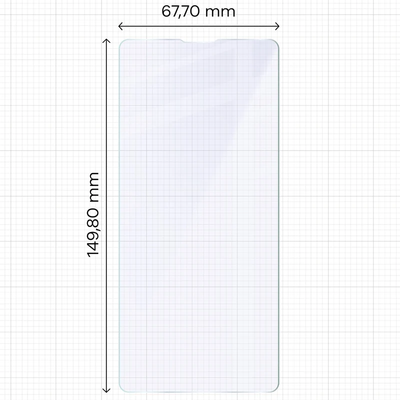 Flexibles Hybridglas für Sony Xperia 10 VII, Bizon Hybrid Mule