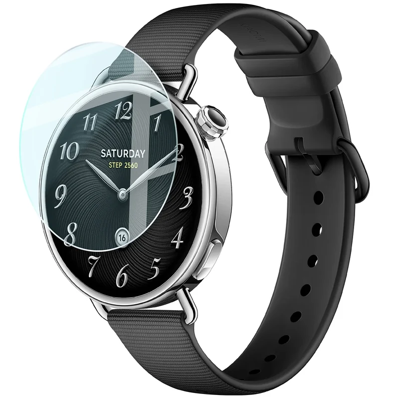 Gehärtetes Glas für Xiaomi Watch S4 41 mm, Bizon Glass Watch Clear, Transparent
