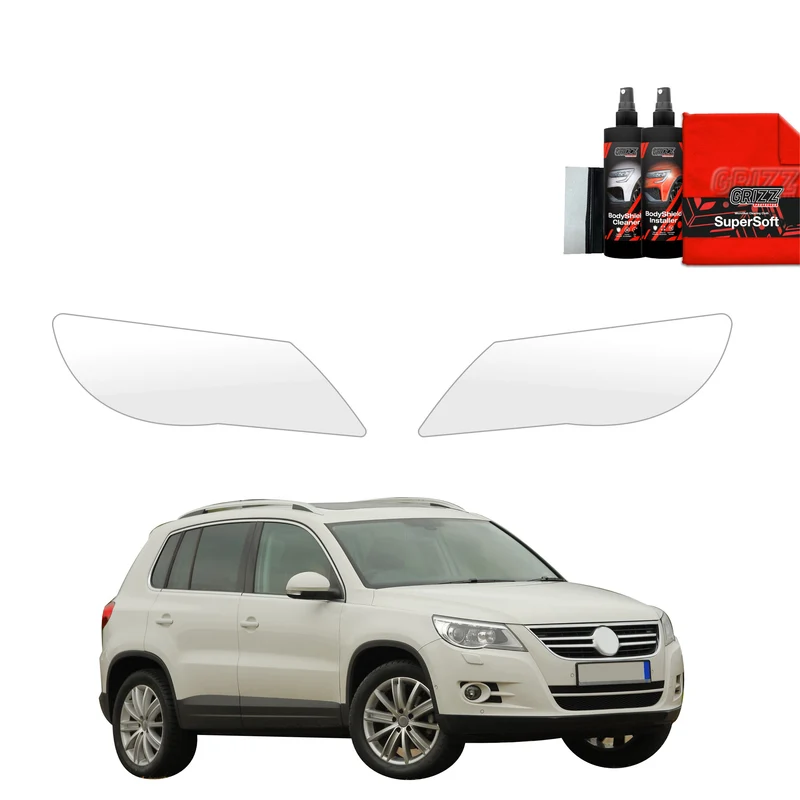 2in1 Schutzfolie Grizz Protector für Scheinwerfer - Volkswagen Tiguan 5D (2007-2011)