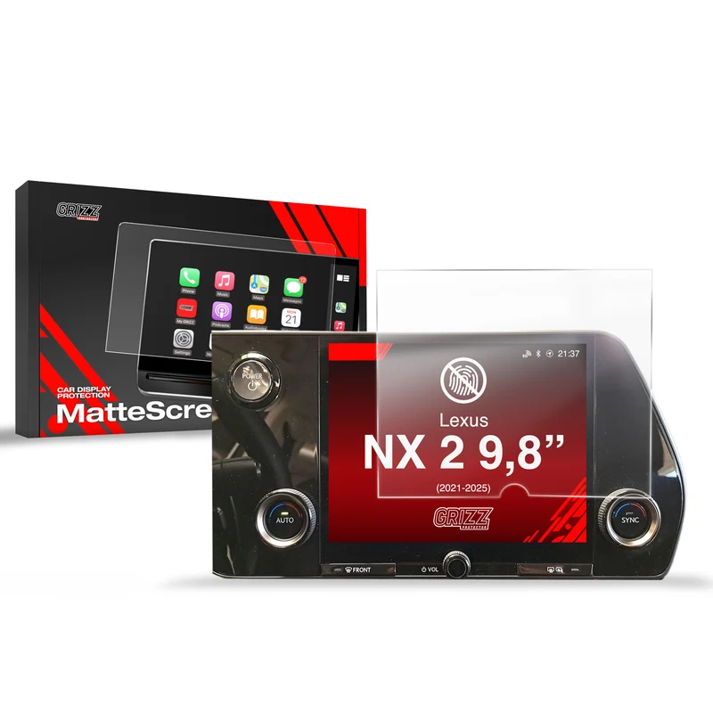 Matte Autodisplayfolie für Lexus NX 2 9,8" (2021-2026), Grizz Protector