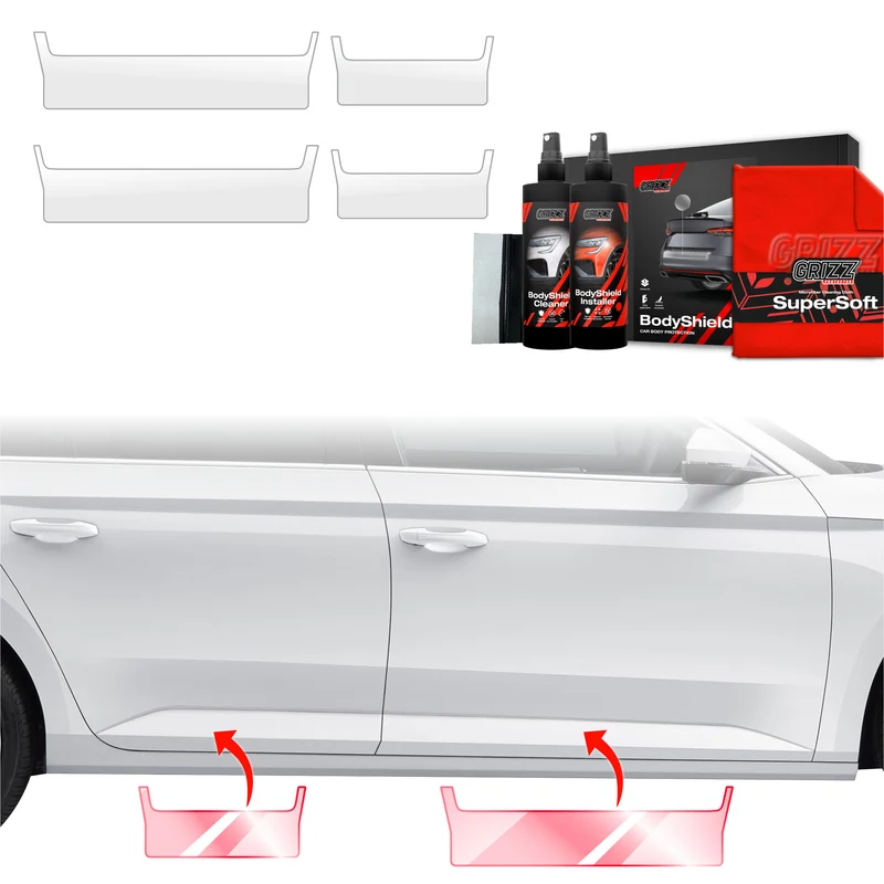4in1 Schutzfolie Grizz Protector für Schweller - Skoda Superb 3 Combi (2015-2019)