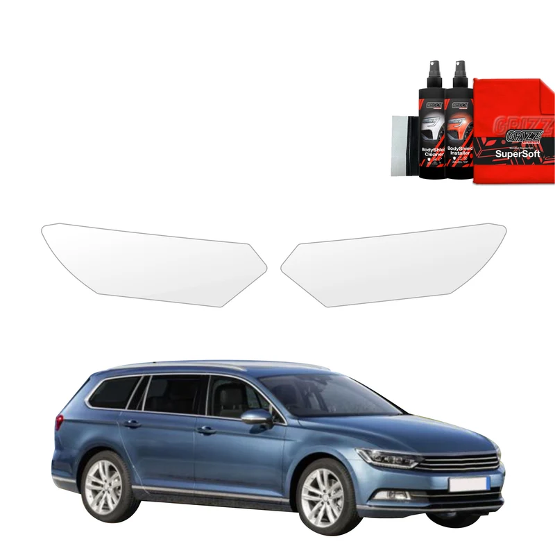 2in1 Schutzfolie Grizz Protector für Scheinwerfer - Volkswagen Passat B8 Kombi (2014-2019)