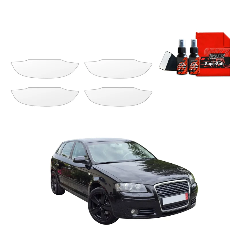 4in1 Schutzfolie Grizz Protector für Türgriffmulden - Audi A3 8P Hatchback 5D (2003-2008)