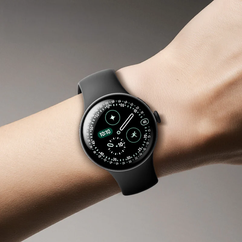 Bildschirmfolie + Applikator für Pixel Watch 5 / 4 / 3 (41 mm), Spigen Elite Shield EZ Fit 2-Pack, Transparent