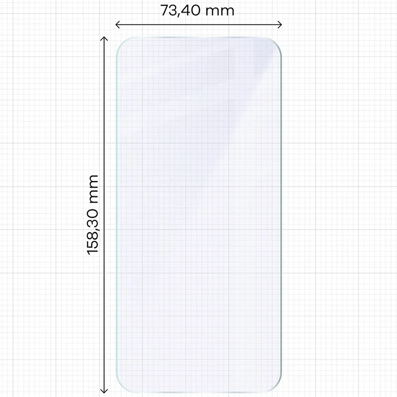 Flexibles Hybridglas für Xiaomi 15T Pro, Bizon Hybrid Mule