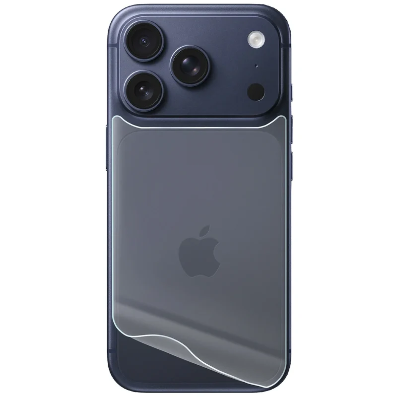 Hydrogel Folie für die Rückseite für iPhone 18 Pro / 17 Pro, Bizon Film Hydrogel Back, 1 Stück