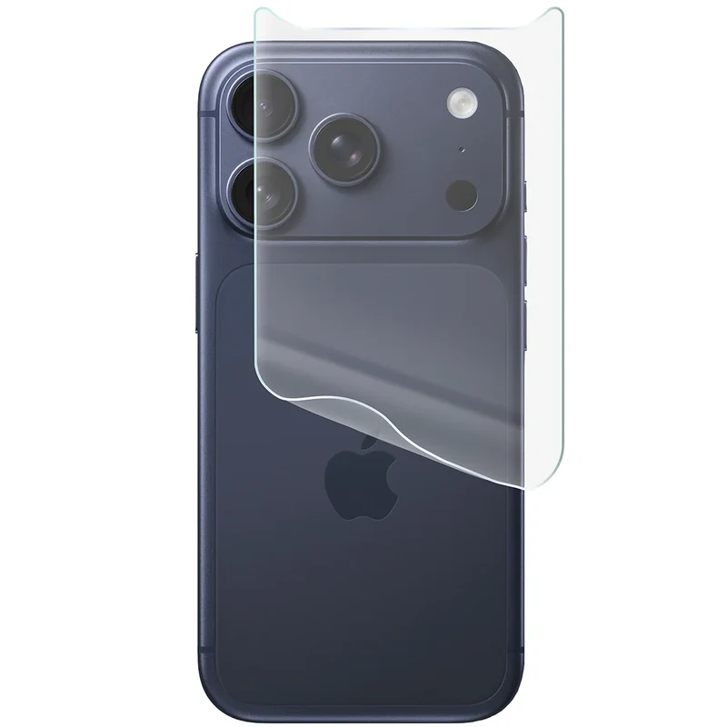 Hydrogel Folie für die Rückseite für iPhone 18 Pro / 17 Pro, Bizon Film Hydrogel Back, 1 Stück