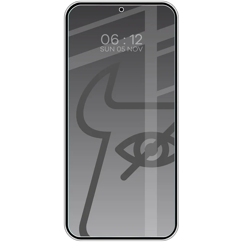 Gehärtetes Glas mit Privatschutzfilter für Galaxy S25 Plus / S24 Plus, Bizon Glass Clear Shadow Duo, getönt, 2 Stück