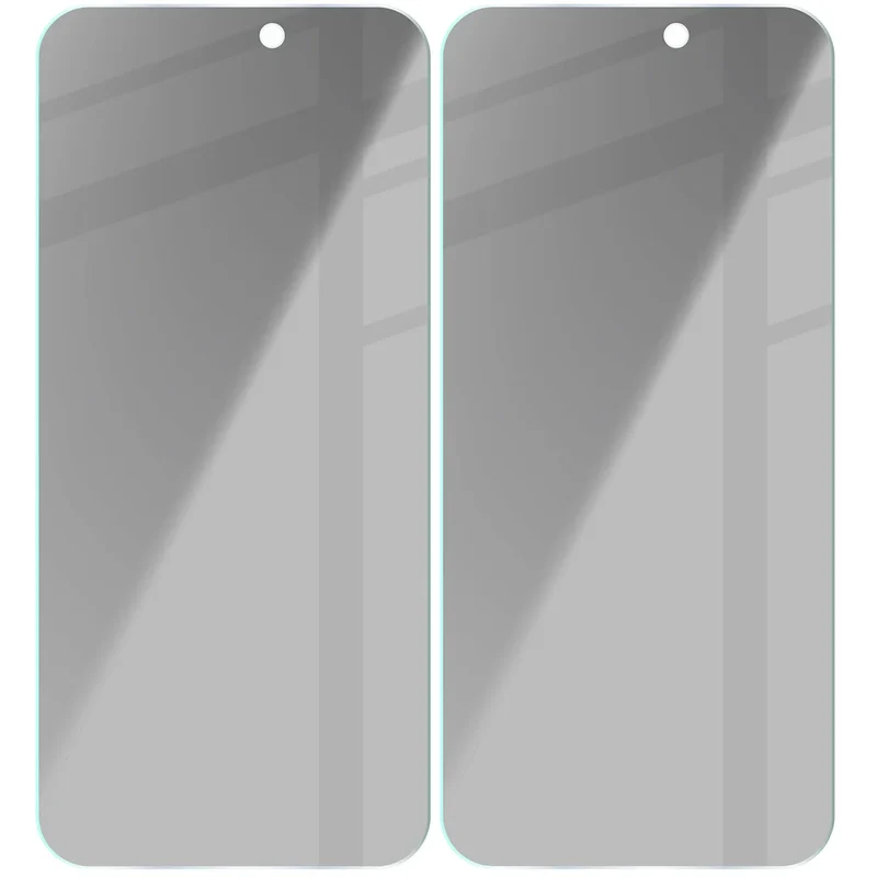 Gehärtetes Glas mit Privatschutzfilter für iPhone 16 Pro Max, Bizon Glass Clear Shadow Duo, getönt, 2 Stück