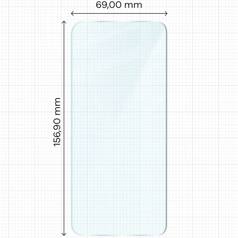 Gehärtetes Glas für Xiaomi Redmi Note 10 Pro, Bizon Glass Clear Duo, 2 Stück
