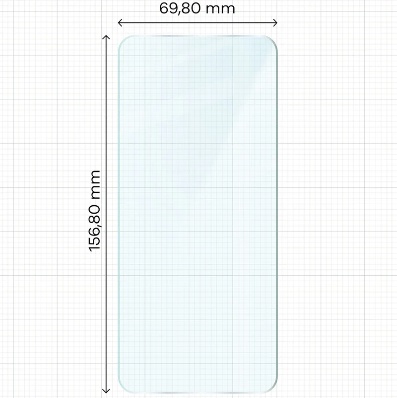 Gehärtetes Glas für Xiaomi 13T Pro / 13T, Bizon Glass Clear Duo, 2 Stück