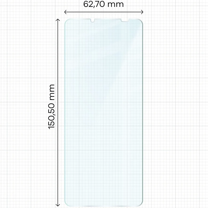 Gehärtetes Glas für Sony Xperia 10 V, Bizon Glass Clear Duo, 2 Stück