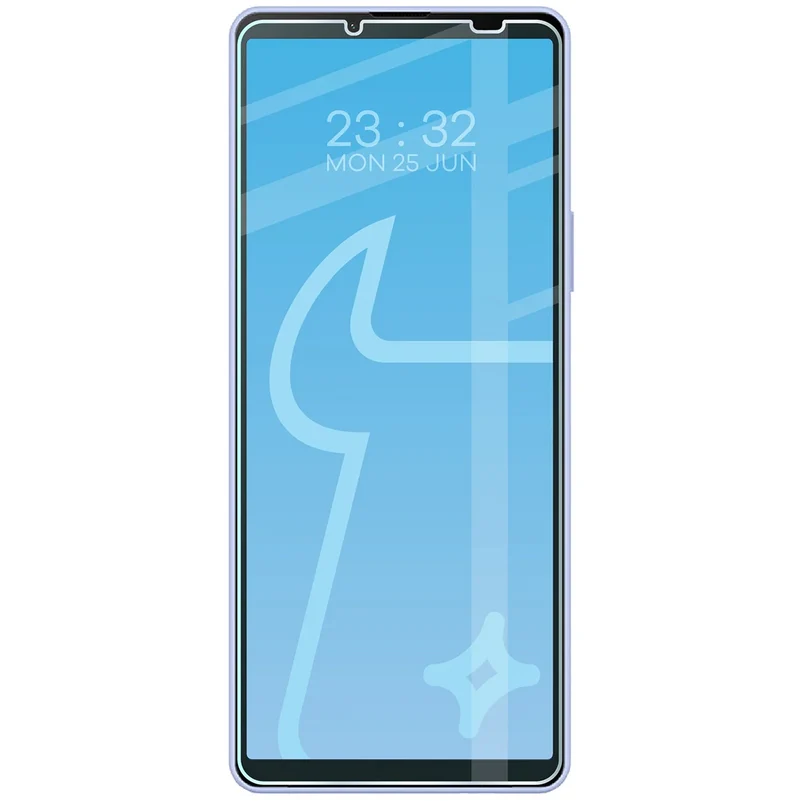Gehärtetes Glas für Sony Xperia 10 V, Bizon Glass Clear Duo, 2 Stück