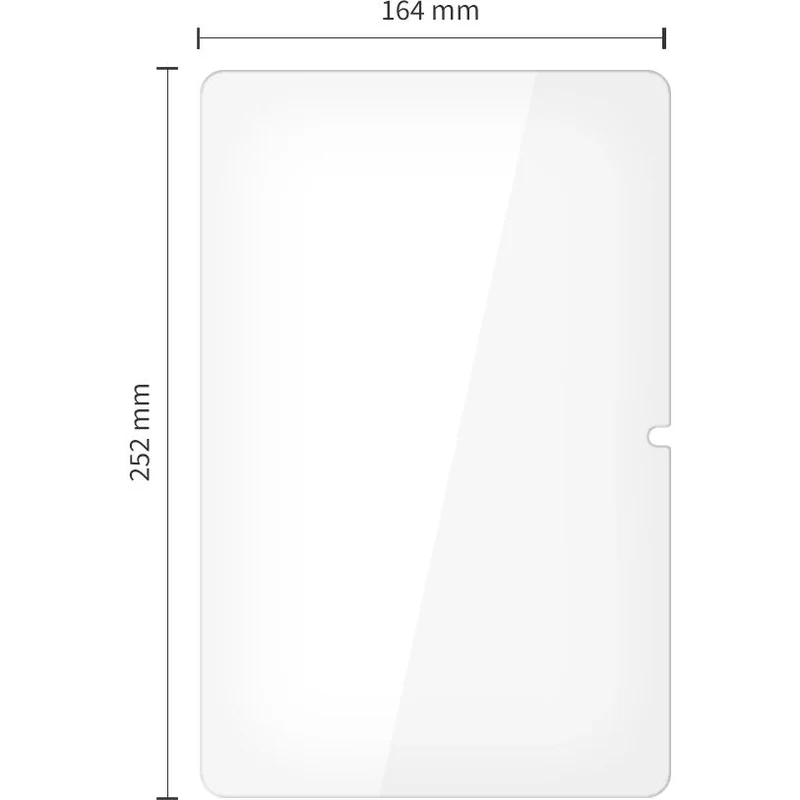 Gehärtetes Glas für Galaxy Tab A11 Plus / A9 Plus, Tech-Protect Glass Fit Plus, 2 Stück
