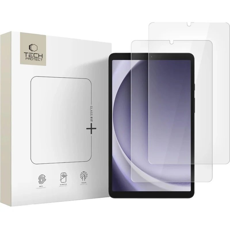 Gehärtetes Glas für Galaxy Tab A11 / A9, Tech-Protect Glass Fit Plus, 2 Stück