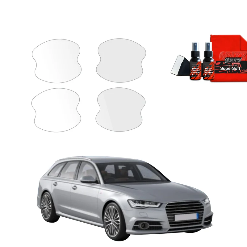 4in1 Schutzfolie Grizz Protector für Türgriffmulden - Audi A6 C7 Avant Facelifting (2014-2018)
