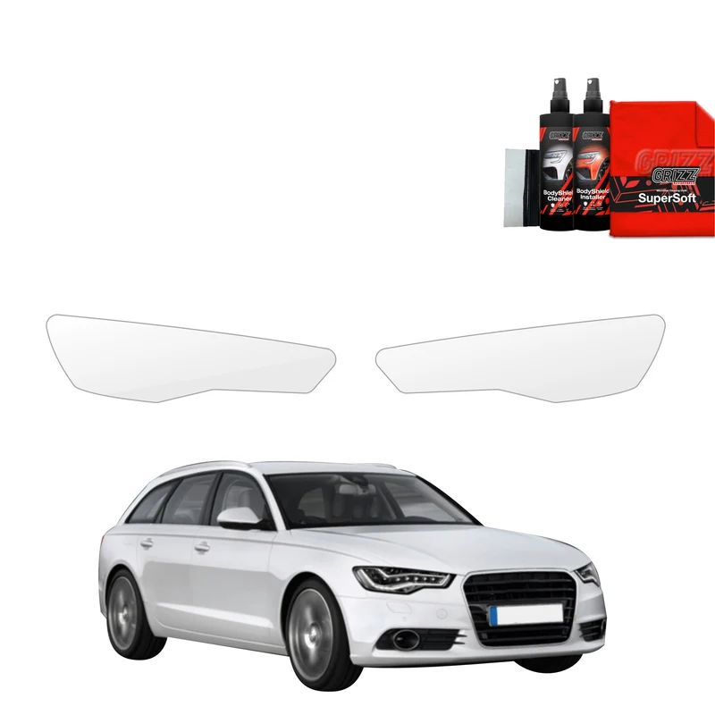 2in1 Schutzfolie Grizz Protector für Scheinwerfer - Audi A6 C7 Avant (2011-2014)