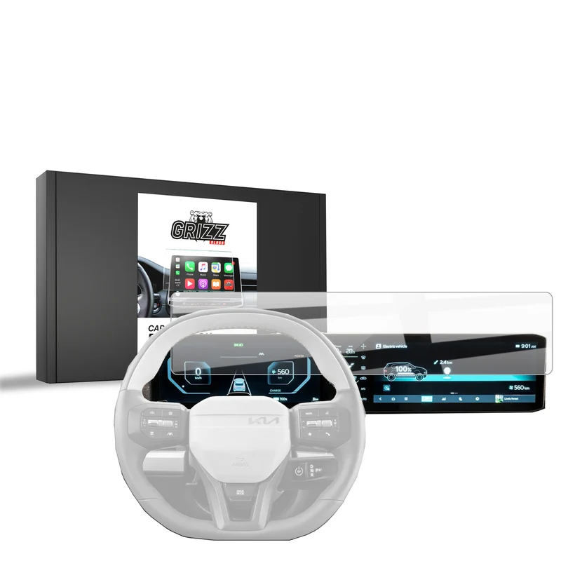 Keramische Autodisplayfolie für Kia EV3 Air 24" (2025-2026), Grizz Protector