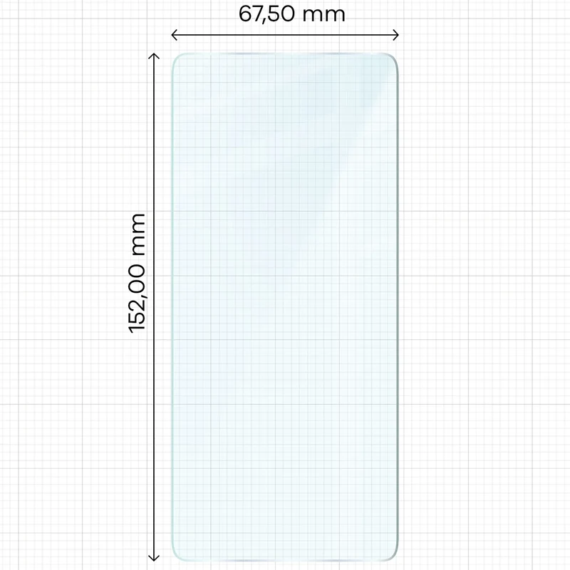 Gehärtetes Glas für Galaxy A52, Bizon Glass Clear Duo, 2 Stück