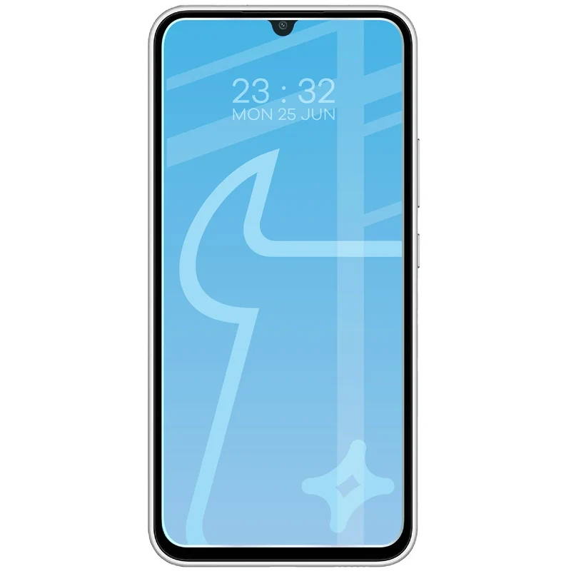 Gehärtetes Glas für Galaxy A34 5G, Bizon Glass Clear Duo, 2 Stück