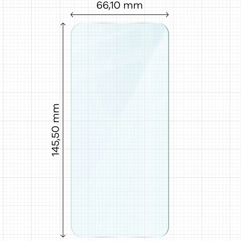 Gehärtetes Glas für Google Pixel 8a, Bizon Glass Clear Duo, 2 Stück