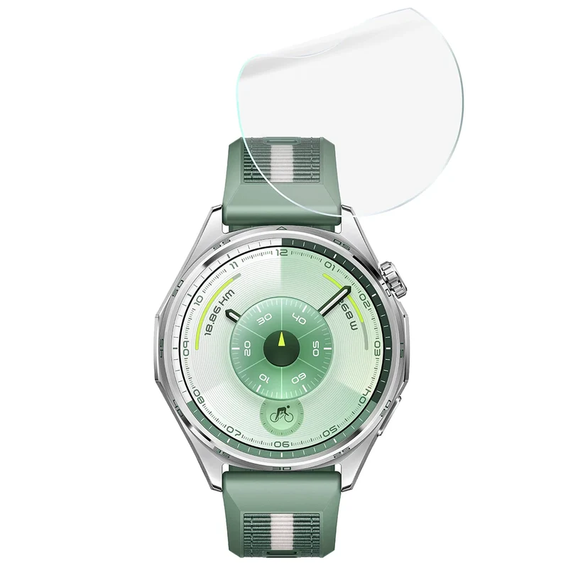 Hydrogel Folie für den Bildschirm für Huawei Watch GT6 46 mm, Bizon Watch Film Hydrogel Duo, 2 Stück