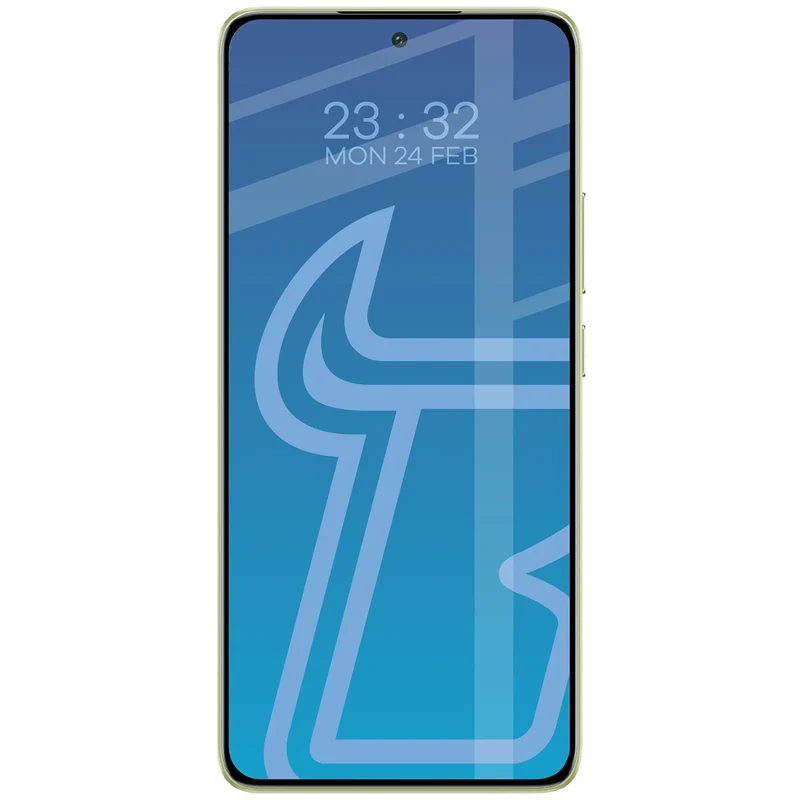 Gehärtetes Glas für Xiaomi 14T, Bizon Glass Edge Duo, Schwarzer Rahmen, 2 Stück