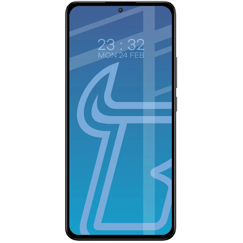 Gehärtetes Glas für Xiaomi 13T Pro / 13T, Bizon Glass Edge Duo, Schwarzer Rahmen, 2 Stück