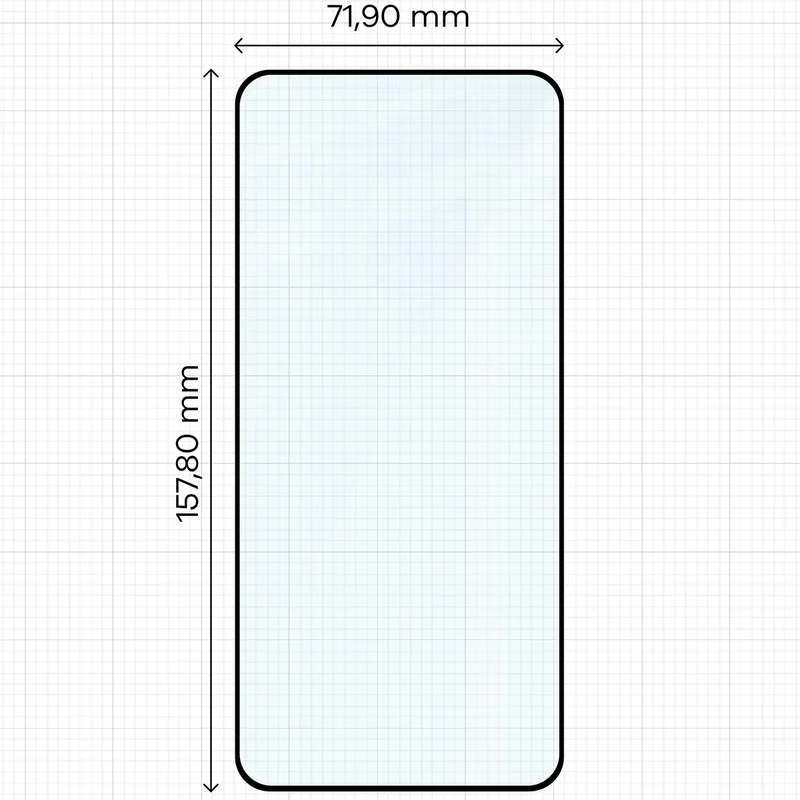 Gehärtetes Glas für Xiaomi 12T / 12T Pro, Bizon Glass Edge Duo, Schwarzer Rahmen, 2 Stück
