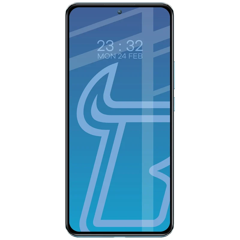 Gehärtetes Glas für Xiaomi 12T / 12T Pro, Bizon Glass Edge Duo, Schwarzer Rahmen, 2 Stück