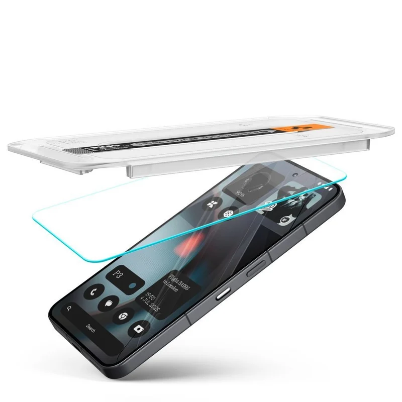 Glas + Applikator für Nothing Phone 3, Spigen Glas.tR EZ Fit 2-Pack